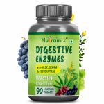 Nutrainix Digestive Enzymes Supports Healthy Digestion 90 Vegetarian tablets