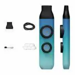 Neowood Double Hole Kazoo Musical Instrument (Cyan blue)