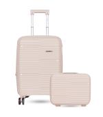 POLO CLASS TROLLEY BAG 24 INCH with vanity- White