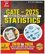 IFAS GATE Statistics Previous Year Solved Paper for 2025 - Last 6 Years (2019-2024) Chapterwise & Topicwise Sorted Questions with Detailed Solutions of GATE Statistics PYQ