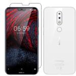 CarryWrap Tempered Glass Guard for Nokia 6.1 Plus (Pack of 1)