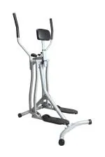 Dolphy White, Black Heavy-Duty Steel Air Walk Exercise Fitness Glider