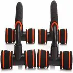 Shopeleven H Shape Push Up Bars, Push-Up Stands Handle With Cushioned Foam Grip And Non-Slip (1 Pair, Color May Vary)