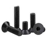 RELY (Pcs-25) M3X10 mm CSK Allen Head Screw High Tensile 10.9 Grad | Countersunk Allen Head Bolt with Allen Key 1 pc | Allen CSK Head Screw High Tensile Alloy Steel Black