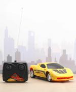 Vijaya Impex 4 Function Drift King Remote Control Car with Lights - Yellow