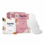 Sanfe Biodegradable Soft Bamboo Sanitary Pads, Antibacterial, Ultra-Thin and Rash Free Sanitary Napkins - Mix Pads (12 Pads In 1 Box 6 Days + 6 Night Pad) | 100% Plastic Free