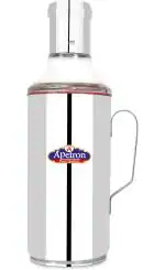 Apeiron Silver Stainless Steel Cooking Oil Dispenser 1000 ml