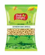Pink Delight Premium Unpolished Soyabean | 500 Gm Pack