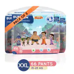 Bumtum Chota Bheem Baby Diaper Pants with Leakage Protection (XXL, 66 Count, Pack of 3)