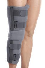 Wonder Care Grey Cotton Knee Immobilizer Brace - Xl