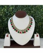 Jn Handicraft Alloy Copper-Plated Gold Jewel Set For Women And Girls