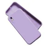 A rtistque Liquid TPU Silicone Matte Shockproof Flexible with Camera Protection Soft Back Cover Case for Xiaomi Redmi 9A, Xiaomi Redmi 9i - Purple