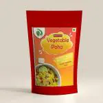 DRYFII - Ready To Eat Jain Vegitable Poha (Chivda) ,Tasty, Healthy, Super Easy Indian Breakfast Mix (75x2) 150g, Rehydrated Wt. 500 gm