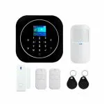 CLEGO Wireless Smart Security Alarm System with RFID and Remote Tag,Motion & Door Sensor, SMS/Phone Alerts,User Password Protection and Control via Tuya App