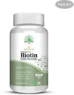Healthy Nutrition -Just for the Health of it Biotin 30mcg Supplement for Healthy Hair Glowing Skin Stronger Nails - 90 Capsules