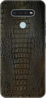 SRG INFOTECH Lg Q51 Black Vinyl Mobile Skin