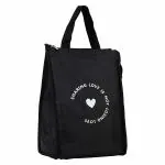 Yellow Weaves Insulated Travel Lunch/Tiffin/Storage Bag for Office, College & School Black