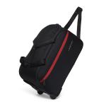 Lavie Sport Black Unisex Sport Lino M Cabin Size 53 Cms Wheel Duffel Bag For Travel