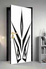 Qth Line Art Dor-1198 Design Door Sticker