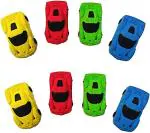 Homeoculture Car Erasers, Pencil Erasers, Erasers for Kids, School Supplies, Mini Eraser Pencil for Students, Fun Eraser, Cute Erasersfor Kids Gift Options Birthday Return Gifts (Pack of 12)