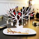 ELDERBROS Deer Tree Shaped Jewelry Display Holder Earring Necklace Holder Organised [ Multicolored ] [Pack Of 1]