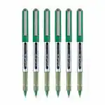 Uni-ball Eye 150 Green Ink Roller Ball Pen (Pack of 6)