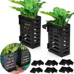 HASTHIP 2 Pcs Aquarium Plant Holder With Hooks, Fish Tank Plant Holder, Enhance Your Aquarium Decor With These Hanging Aquatic Planter Cups