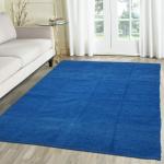 MILZON Reversible 4 x 6 feet Carpet for Living Room & Bedroom - Blue