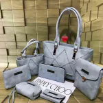 i-bag Grey 7 pcs combo women handbags, Ladies Designer Luxury Handbags for girls