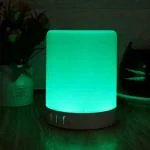 CLUBCLASSY Generic Wireless Portable Bluetooth Speaker with SD Card/FM Smart Touch LED Lamp Light(Multi Colour)