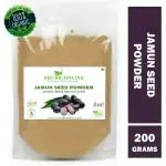 Shudh Online Jamun Seed Powder (200 g), Jamun Guthli Powder Syzygium Jambolanum Jambu Beej for Diabetes