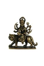 Bhimonee Decor Copper Handmade Chamundeshwari Idol 2.6 inch (140g)