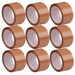 QELISTA 2 Inch 65 Meters, tape Self Adhesive High-Strength Packing Tape Rolls, Packaging Tape (Pack Of-9)