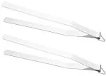 FANQEW Silver Stainless Steel Tong Roti Chapati Chimta Chipya (Pack Of 2)