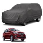 Auto Hub Car Body Cover Compatible with Maruti Suzuki Ertiga (Model : 2019-Till Date) with Mirror Pockets, Triple Stitched, Water Resistant Car Cover, Grey