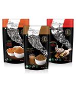 The Flavour Trail by Swani, Organic Bombay Cutting Chai Masala, Organic Udupi Sambar Masala and Grandma's Organic Kadha Blend, 300gms (Pack of 3)