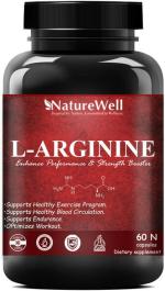 Naturewell Nitric Oxide L-Arginine Supplement 1000Mg L Arginine L Citrulline, 60 Capsules