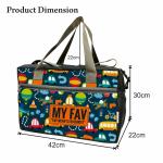 MY FAV Polyester Travel Duffel Bag for Women, Printed Cabin Size Carry On Shoulder Bag