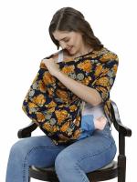 Feather Hug Moon Lilly Cotton Nursing Covers for Mothers