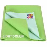 BeyBee Light Green Waterproof Baby Bed Protector 140 cm x 100 cm