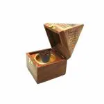 SIGNAMIO Dhoop Burner Stand Wooden/Dhoop Holder/Agar Batti Holder/Incense Stick Holder Pack of 1