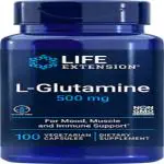 Life Extension L-Glutamine 500 mg, 100 vegetarian capsules