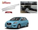 Auto E-Shopping Car Window Lower Garnish Stainless Steel Datsun Go Set of 4 Pieces