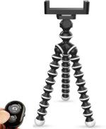 Headrick Black And White Mobile Stand Remote Holder Gorilla Tripod Monopod Kit Ball Head Supports Up To 1100 G 10 inch+ 3 inch clip