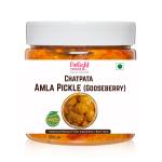 Delight Foods Chatpata Amla Achaar 350g | Punjabi Gooseberry Pickle | Indian Preserve, Chutney, UppinKai, Chakna