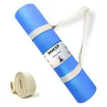 Yoga Mat 6mm Blue with Strap (beatXP Labelled)