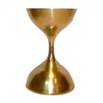 pujaNpujari Brass Kamal Akhand Diya Oil Lamp for Pooja and Diwali Brass (Pack of 4) Table Diya Set