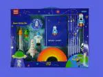 Enorme Space Shuttle Astronauts Theme All in One stationery Set with Diary, Pencils, Erasers, Sharpener