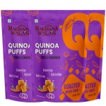 Makhanawala Quinoa puff | Chilli | Chataka | Flavoured Puff, Pack of 3, 70 g each