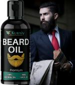 KURAIY Beard Growth Oil for Men For Better Beard Growth With Thicker Beard | Best Beard Oil for Patchy Beard | Free from all Harmful Chemicals Hair Oil (50 ml)
